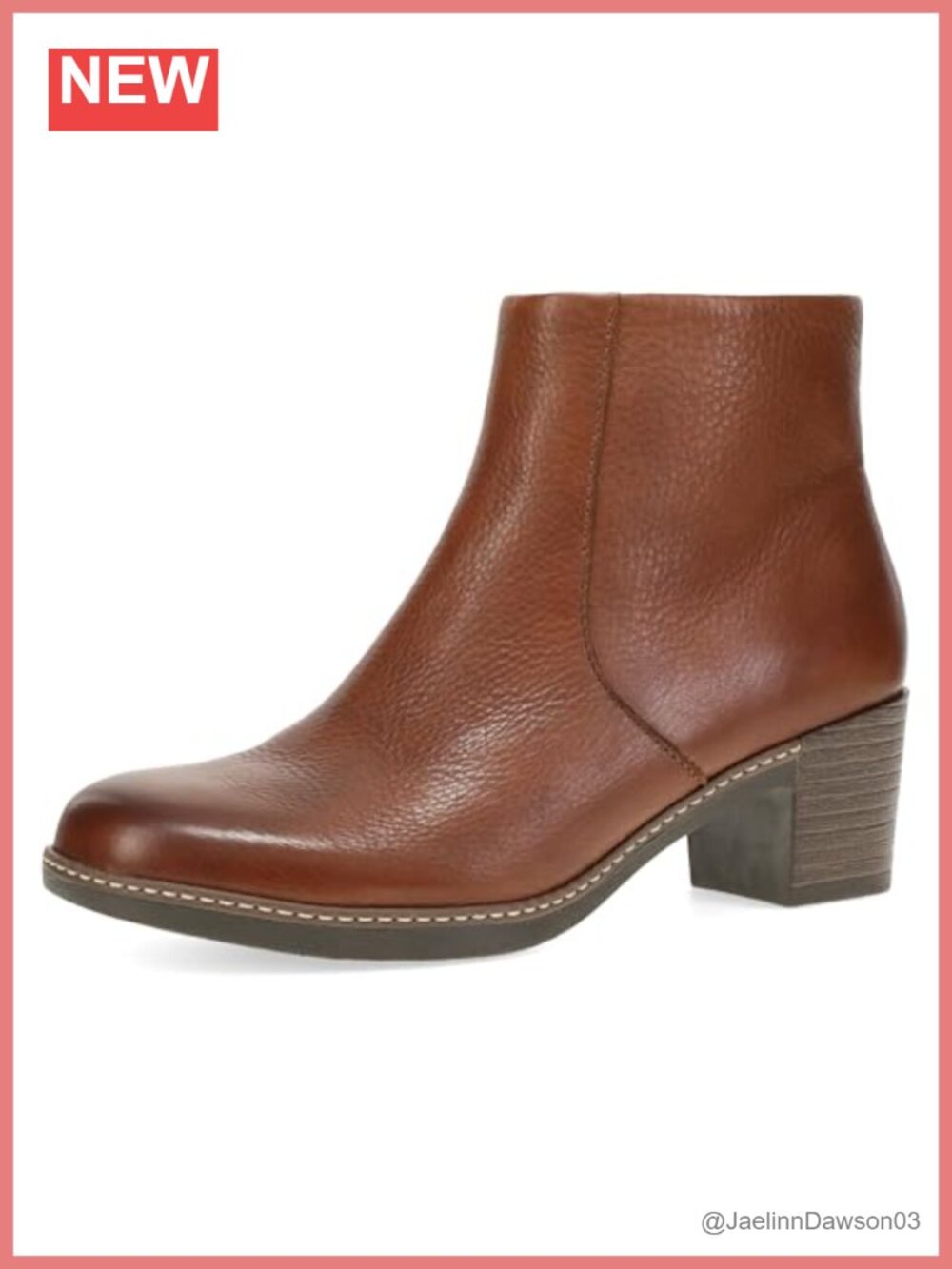 Dansko Meryll Women's Ankle Boots Leather Zip Closure Water Resistant
